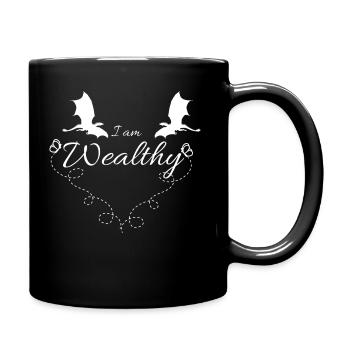 Je suis riche - Mug uni - noir - Droite