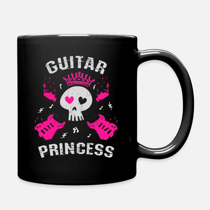 Guitar Princess - Full Colour Mug - black