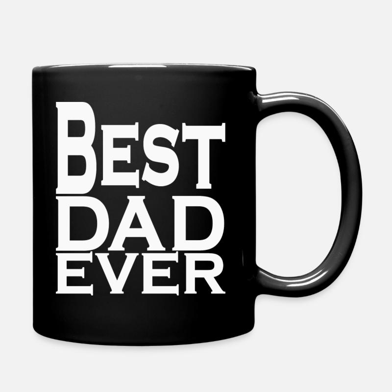 BEST DAD EVER - Full Colour Mug - black