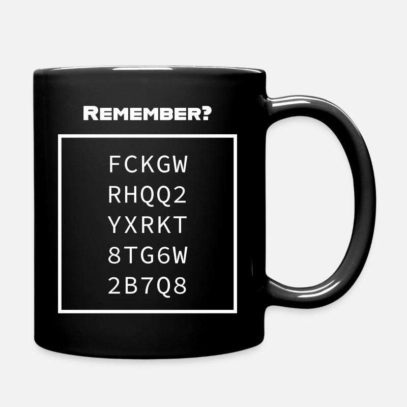 Clé de licence Windows XP Nerds oldschool - Mug uni - noir