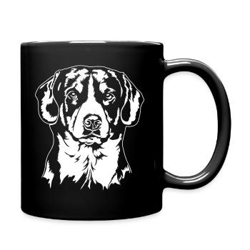Entlebucher Mountain Dog Portrait Chiens Wilsigns - Mug uni - noir - Droite