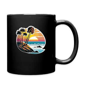 california 25 - Tasse einfarbig - Schwarz - Rechts