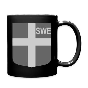 eng tactical shield - Full Colour Mug - black - Right
