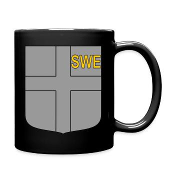 eng tactical shield - Full Colour Mug - black - Right