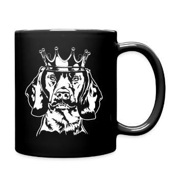 Bavarian Mountain Hound Krone Wilsigns - Full Colour Mug - black - Right