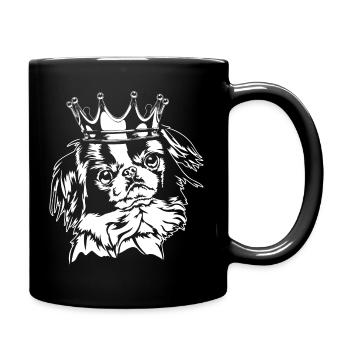 Japan Chin Crown Dogs Dog Wilsigns - Full Colour Mug - black - Right