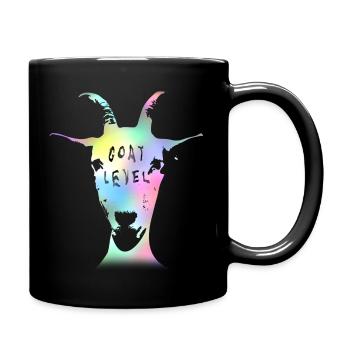 GOAT LEVEL - Tasse einfarbig - Schwarz - Rechts