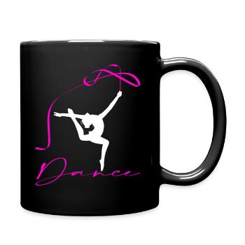 Tanzen - Tasse einfarbig - Schwarz - Rechts