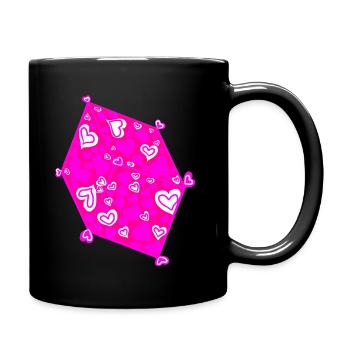 Cube d’amour contre Precious Andrea - Mug uni - noir - Droite