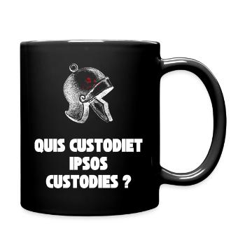 Quis custodiet ipsos custodies? Centurion style. - Mug uni - noir - Droite