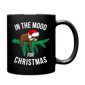 In The Mood For Christmas - Tasse einfarbig - Schwarz - Rechts