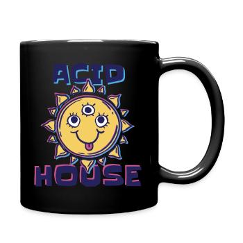 Acid House Sun Techno EDM Party Festival DJ - Mug uni - noir - Droite