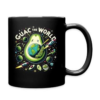 Guac the World - Full Colour Mug - black - Right