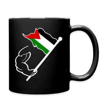 Free palestine - Mug uni - noir - Droite