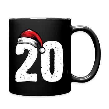 20 Numéro Noël - Mug uni - noir - Droite