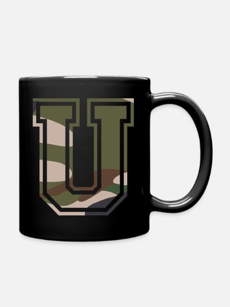 U Camouflage - Tasse einfarbig - Schwarz