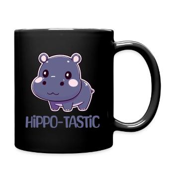 Hippo-tastic bébé hippopotame Chemise enfant - Mug uni - noir - Droite