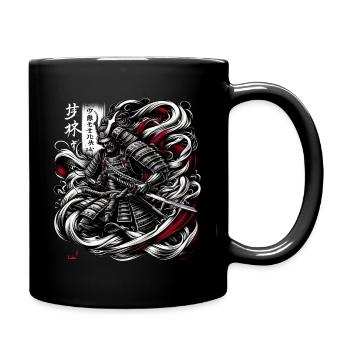 Japanese Samurai Warrior Ninja Warrior - Full Colour Mug - black - Right