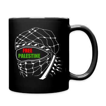 Free palestine - Full Colour Mug - black - Right