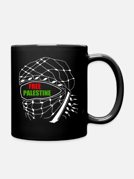 Free palestine - Mug uni - noir