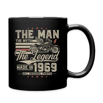 1969 Homme Mythe Légende Moto Motard - Mug uni - noir - Droite