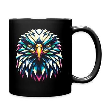 Polygone de l’aigle - Mug uni - noir - Droite