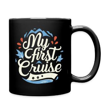 Ma première croisière 2024 - Mug uni - noir - Droite