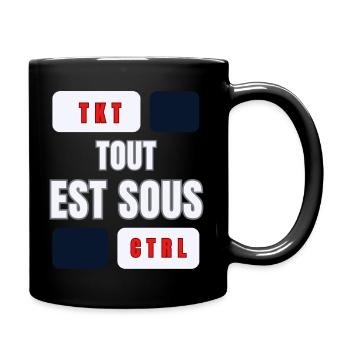 ALLES IM GRIFF - Tasse einfarbig - Schwarz - Rechts