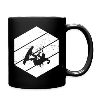 Kitesurf Kitesurf Hommes Femmes Kitesurf - Mug uni - noir - Droite
