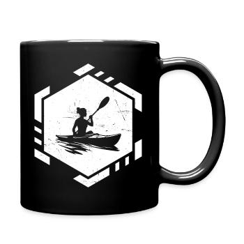 Kayak Femme Kayak Homme Canoë Kayak - Mug uni - noir - Droite
