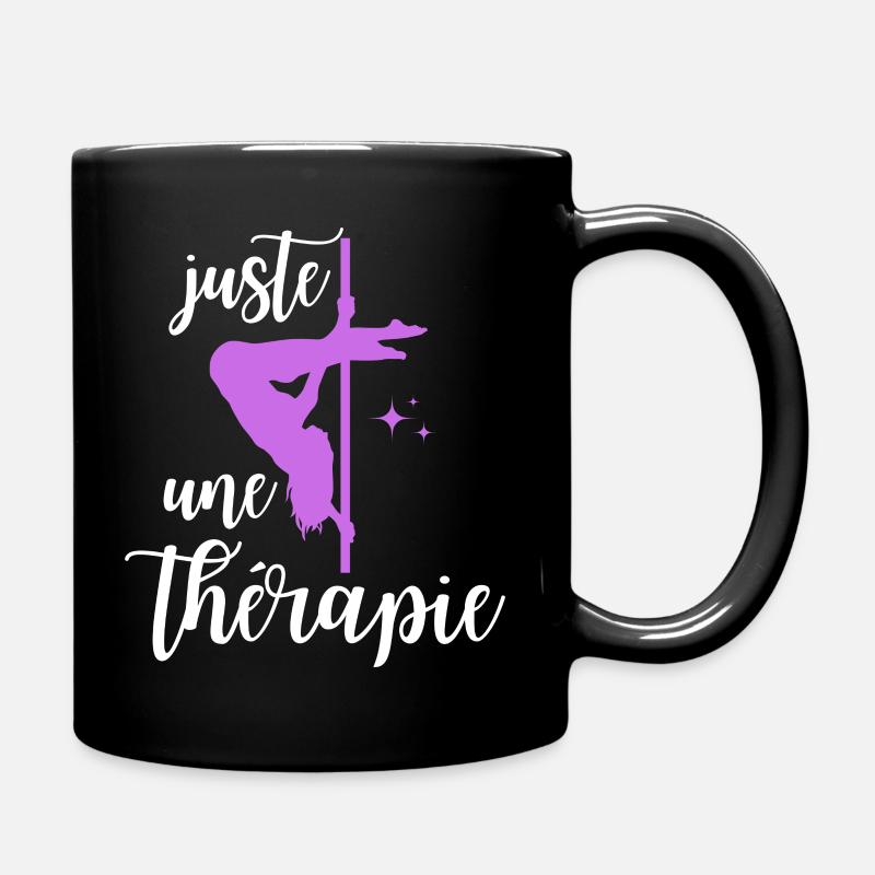 Nur ein Therapie Pole Dance T-Shirt - Tasse einfarbig - Schwarz
