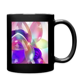 Darum - Tasse einfarbig - Schwarz - Rechts