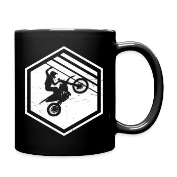 Dirt Biker Motocross Freestyle Motocross Femme - Mug uni - noir - Droite