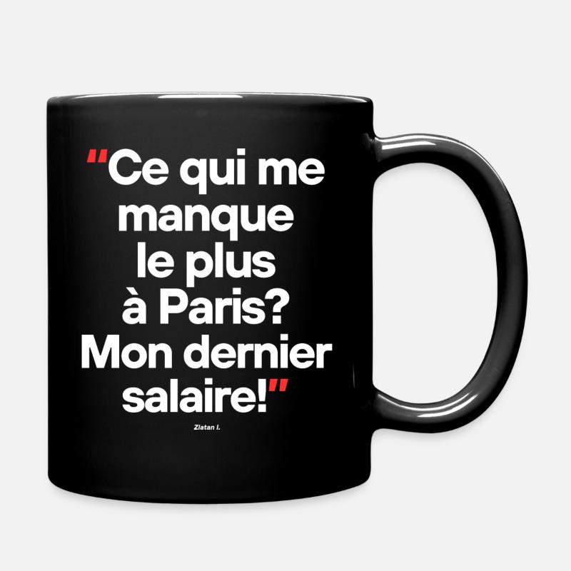 Citation célèbre footballeur - Mug uni - noir