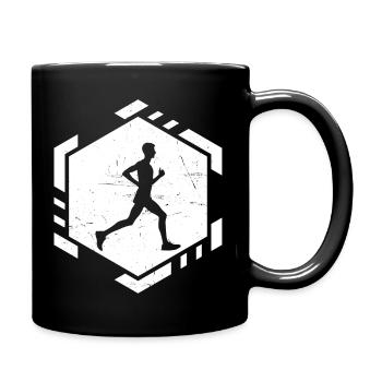 Course à pied Course à pied Course à pied Femme Course à pied Cross Country - Mug uni - noir - Droite