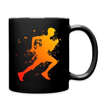 Ski de fond Jogging Femmes Course à pied - Mug uni - noir - Droite