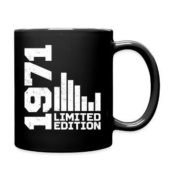 Vintage 1971 Birthday Gift 1971 Year 1971 - Full Colour Mug - black - Right