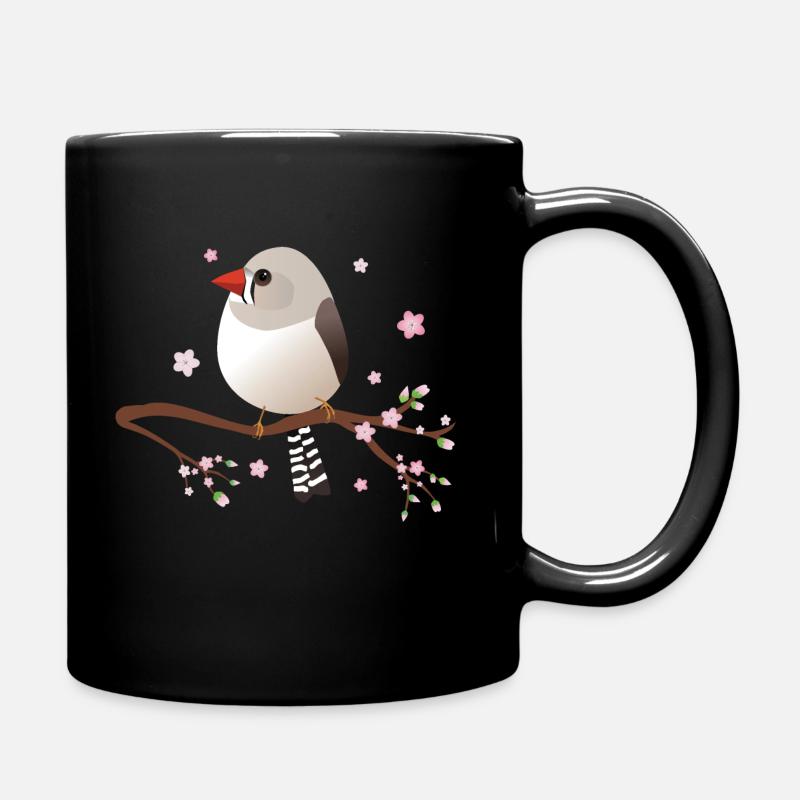 Mignon pinson zébré bulbeux - Mug uni - noir