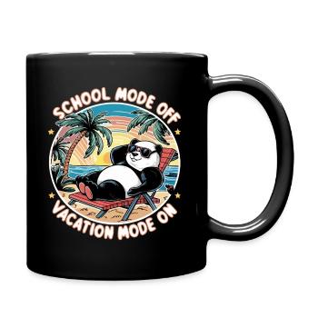 Dernier jour des vacances scolaires mode - Mug uni - noir - Droite