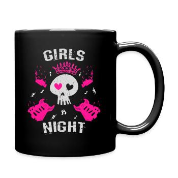 Soirée entre filles - Mug uni - noir - Droite