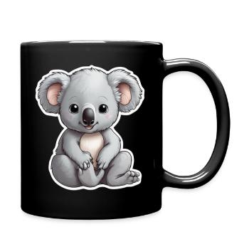 Baby Koäla 2 - Full Colour Mug - black - Right