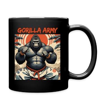 Gorilla Army - Full Colour Mug - black - Right