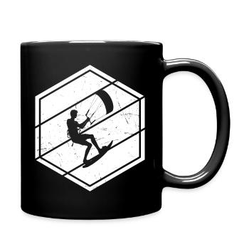 Kitesurf Kitesurf Kitesurf Hommes Kiting - Mug uni - noir - Droite