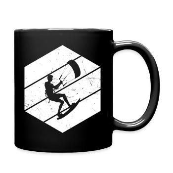 Women's Kitesurfing Kiten Men's Kitesurfing - Full Colour Mug - black - Right