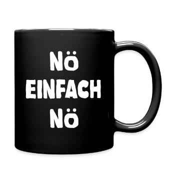 Non, tout simplement non - Mug uni - noir - Droite