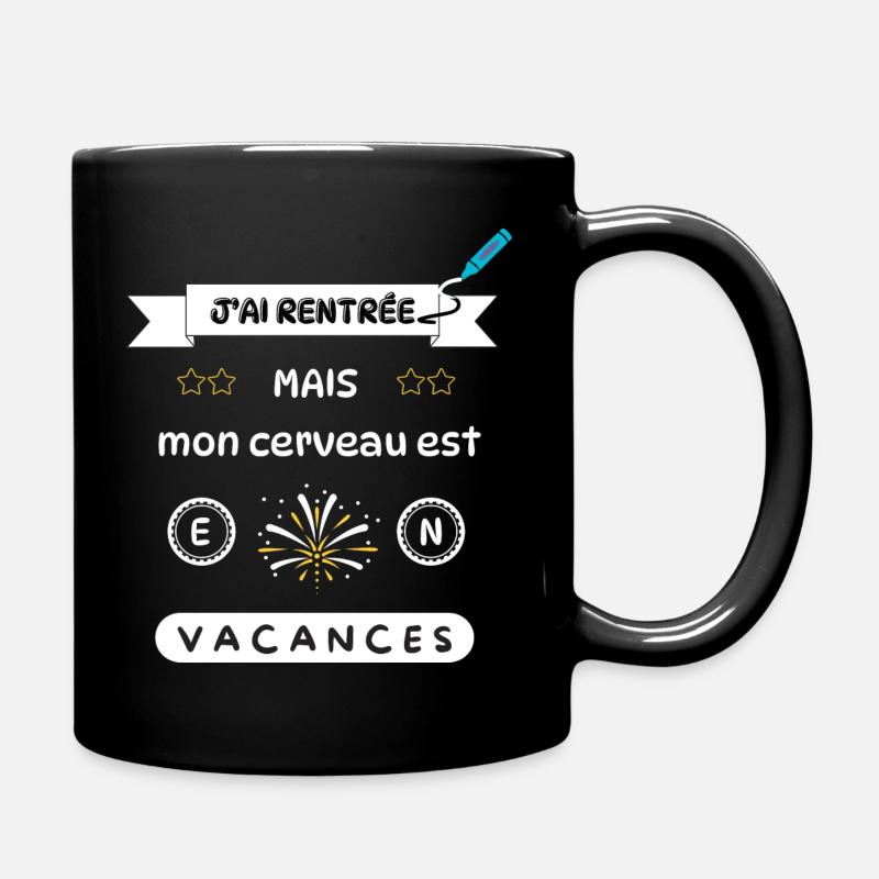 J'AI RENTREE - Mug uni - noir