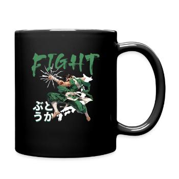 Fight for Your Fate - Martial Artist - Full Colour Mug - black - Right