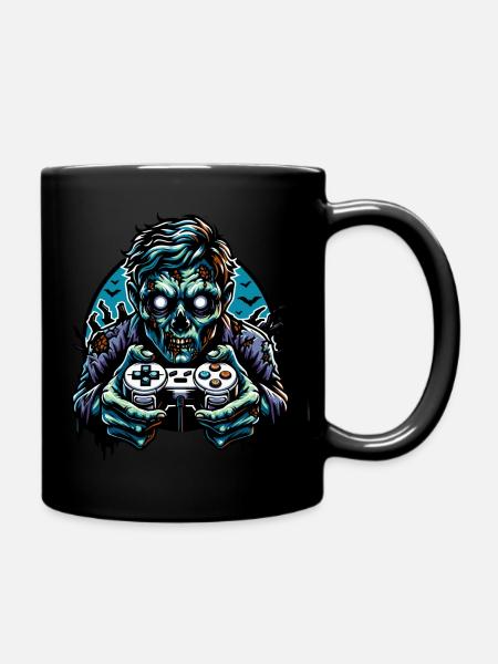 Zombie Gaming Controller - Tasse einfarbig - Schwarz