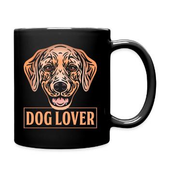 Amoureux des chiens - Golden Retriever - Mug uni - noir - Droite