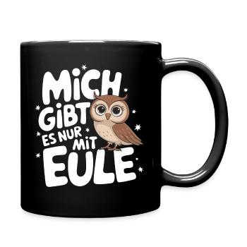 oiseau de nuit hibou hibou oiseau - Mug uni - noir - Droite